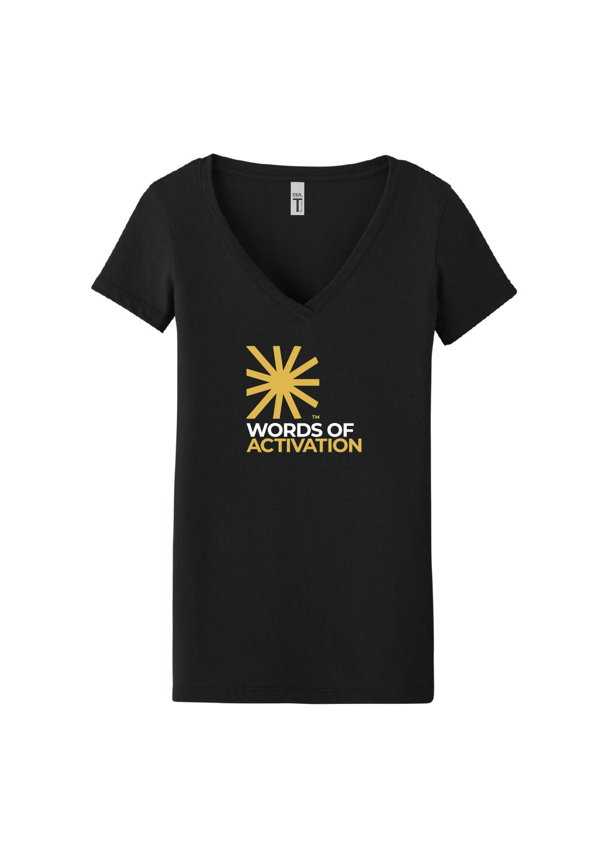 Words of Activation Women’s V-Neck Tee